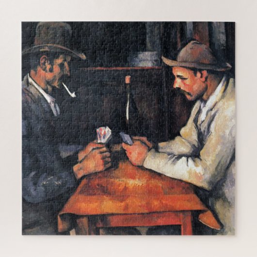 Puzzle Joueurs de cartes Paul Cezanne Peinture Art (Vertical)