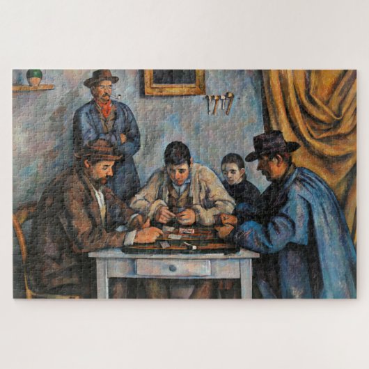 Puzzle Joueurs de cartes Paul Cezanne Peinture Art (Horizontal)