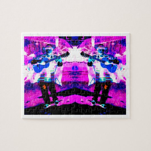 Puzzle Joueurs de guitare art (Horizontal)