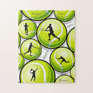 Puzzle Joueurs de tennis et nom de balle Motif Classic Sp