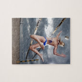 Puzzle joueuse de beach-volley blond Femme (Horizontal)