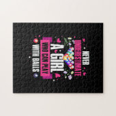 Puzzle Joueuse de billard Cette fille peut jouer billard (Horizontal)