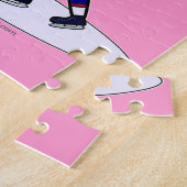 Puzzle Joueuse de hockey féminin de Blonde (Côté)
