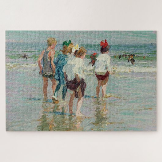 Puzzle Jour d'été à Brighton Beach (par E.H. Potthast) (Horizontal)