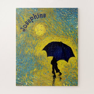 Puzzle Jour ensoleillé dehors sous un parapluie dans le p