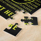 Puzzle Jour Joyeux Pi Noir Et Jaune 3.14 (Côté)