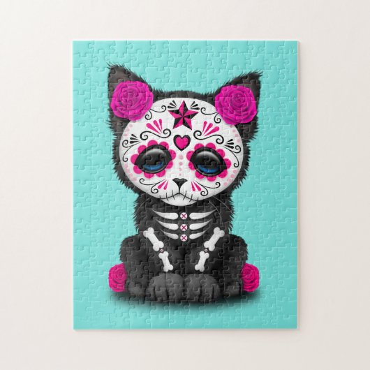 Puzzle Jour rose du chaton mort (Vertical)