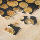 Puzzle Journaux d'arbre en bois coupé empilé (Côté)