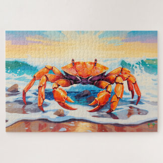 Puzzle 🐙 journée de la plage de crabe 🦀