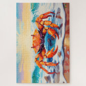 Puzzle 🐙 journée de la plage de crabe 🦀 (Vertical)