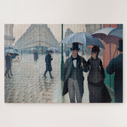 Puzzle Journée de la Pluie de Paris par Gustave Caillebot (Horizontal)