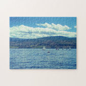 Puzzle Journée Voilier Voilier Lake Water Scenery (Horizontal)