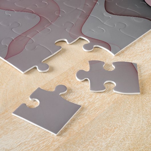 Puzzle Joy, Vert rose Anthracite Imaginaire Fleur Fractal (Côté)