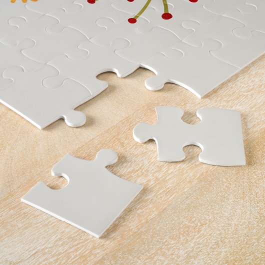 Puzzle Joyeuse fête de la mère fleurie (Côté)