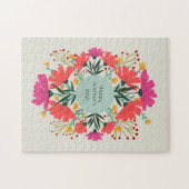 Puzzle Joyeuse fête de la mère fleurie (Horizontal)