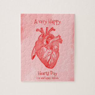Puzzle Joyeuse fête des Coeurs Saint-Valentin