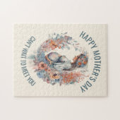 Puzzle Joyeuse Fête des Mères Maman à être florale aquare (Horizontal)