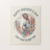 Puzzle Joyeuse Fête des Mères Maman à être florale aquare (Vertical)