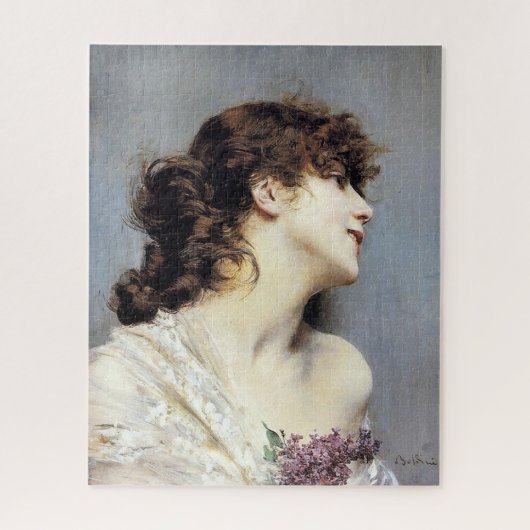 Puzzle Joyeuse jeune femme (par Giovanni Boldini) (Vertical)