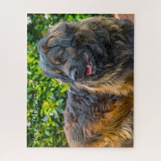 Puzzle Joyeuse maman de Noël. (Vertical)