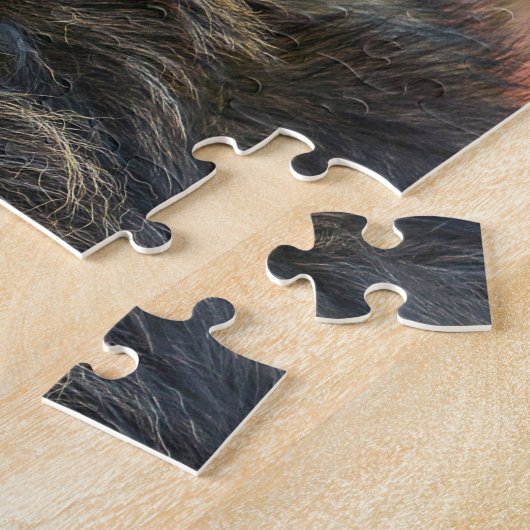 Puzzle Joyeuse maman de Noël. (Côté)