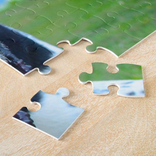 Puzzle Joyeuse maman de Noël. (Côté)