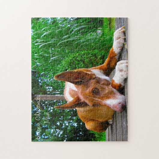 Puzzle Joyeuse maman de Noël. (Vertical)