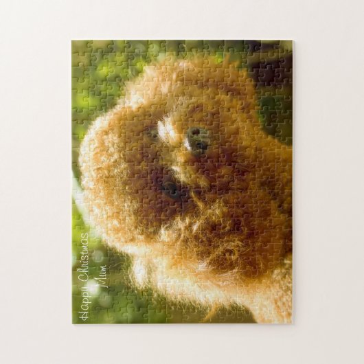 Puzzle Joyeuse maman de Noël. (Vertical)