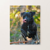 Puzzle Joyeuse maman de Noël. (Vertical)