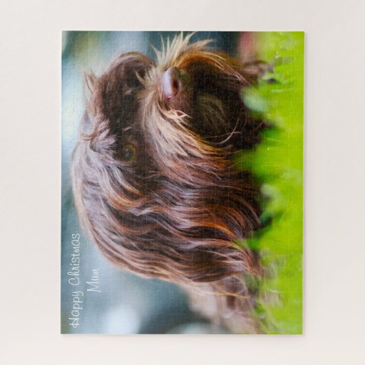 Puzzle Joyeuse maman de Noël. (Vertical)