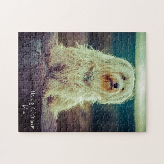 Puzzle Joyeuse maman de Noël. (Horizontal)