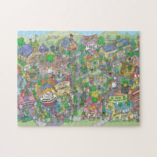 Puzzle Joyeuse Saint-Patrick à Happy Hullabaloo Hollows