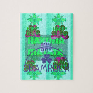 Puzzle Joyeuse Saint-Patrick Hakuna Matata Impression d'a