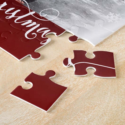 Puzzle Joyeuse souris de Noël (Côté)