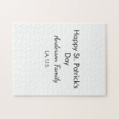 Puzzle Joyeuse st. Patrick nom famille lieu simple g (Horizontal)