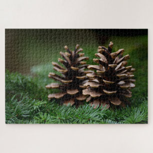 Puzzle Joyeuses Fêtes de Pine Cone