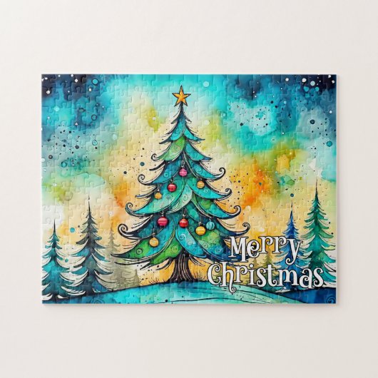 Puzzle Joyeuses Fêtes | Joyeux Noël à tous (Horizontal)