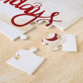 Puzzle Joyeuses Fêtes, Père Noël Rétro (Côté)