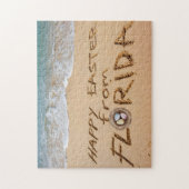 Puzzle Joyeuses Pâques depuis la Floride Écrit dans le Sa (Vertical)