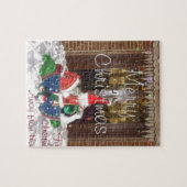 Puzzle Joyeuses vacances de Noël loin de la maison Inspir (Horizontal)