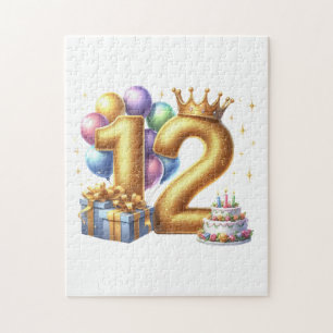 Puzzle Joyeux 12e Anniversaire