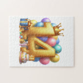Puzzle Joyeux 14e anniversaire (Horizontal)