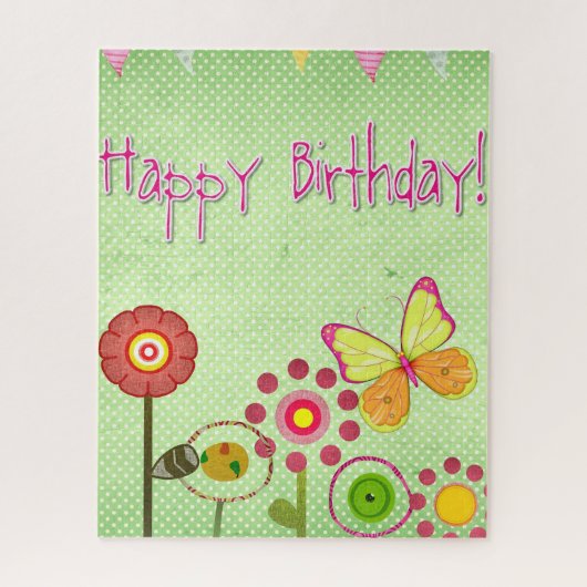 Puzzle Joyeux anniversaire (Vertical)