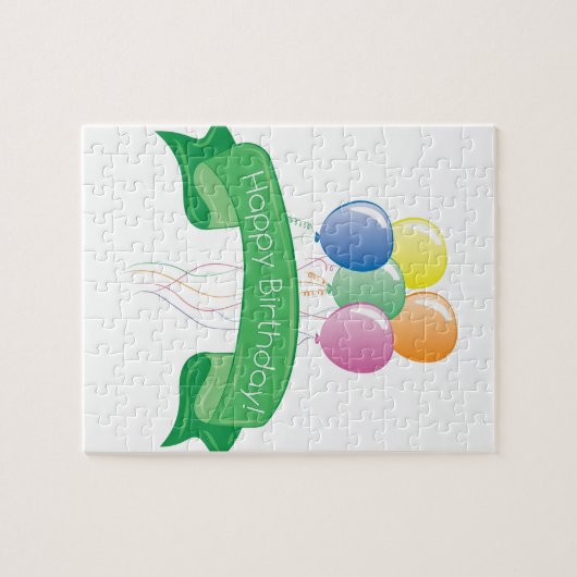 Puzzle Joyeux anniversaire (Horizontal)