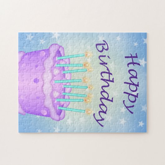 Puzzle Joyeux anniversaire (Horizontal)