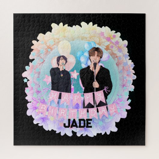 Puzzle Joyeux anniversaire (Vertical)