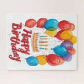 Puzzle Joyeux Anniversaire (Horizontal)