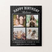 Puzzle Joyeux anniversaire 4 Collage de photos (Vertical)