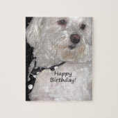 Puzzle Joyeux anniversaire de Havanese (Vertical)