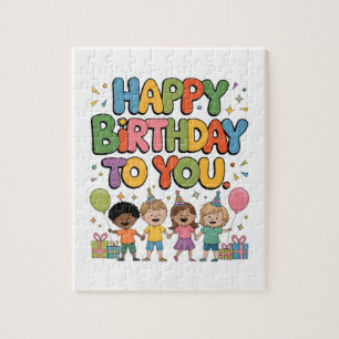 Puzzle Joyeux Anniversaire Enfants